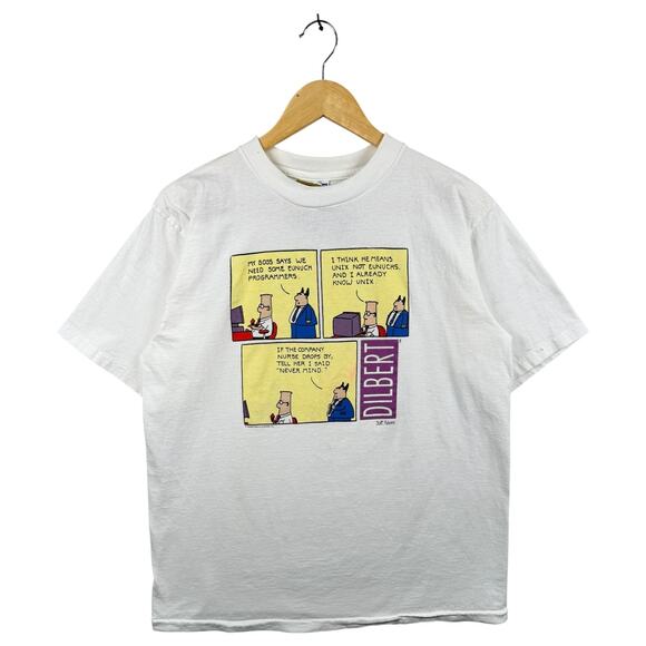 Vintage Cartoon Comic Strip Graphic T-Shirt Large - Picture 1 of 7